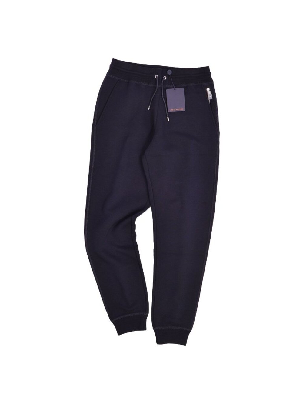 Louis Vuitton Pants Sweatpants Easy Circle Logo Cotton Nylon Navy S